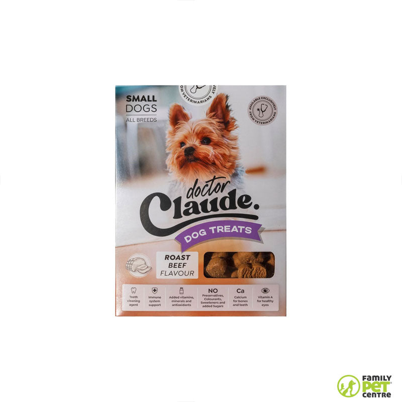 Dr Claude Roast Beef Dog Biscuits Small