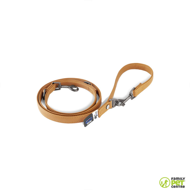 Curli Apple Leather Adjustable Dog Leash