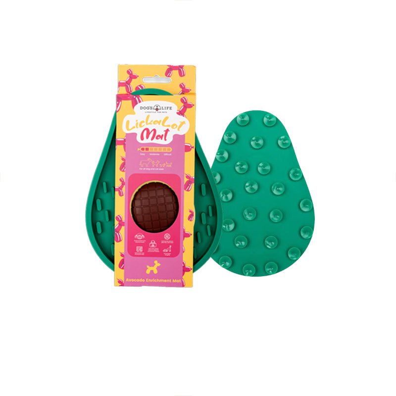 Dog's Life Lickalot Cat Avocado Mat