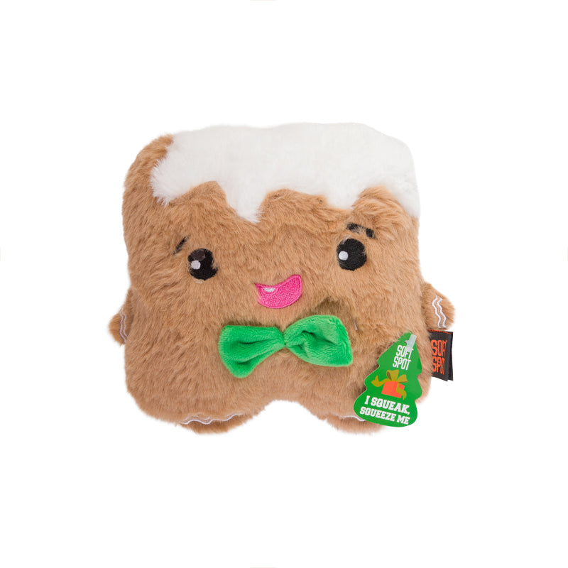 Dog's Life Christmas Toy Soft Spot Ginger Square Boy 17cm