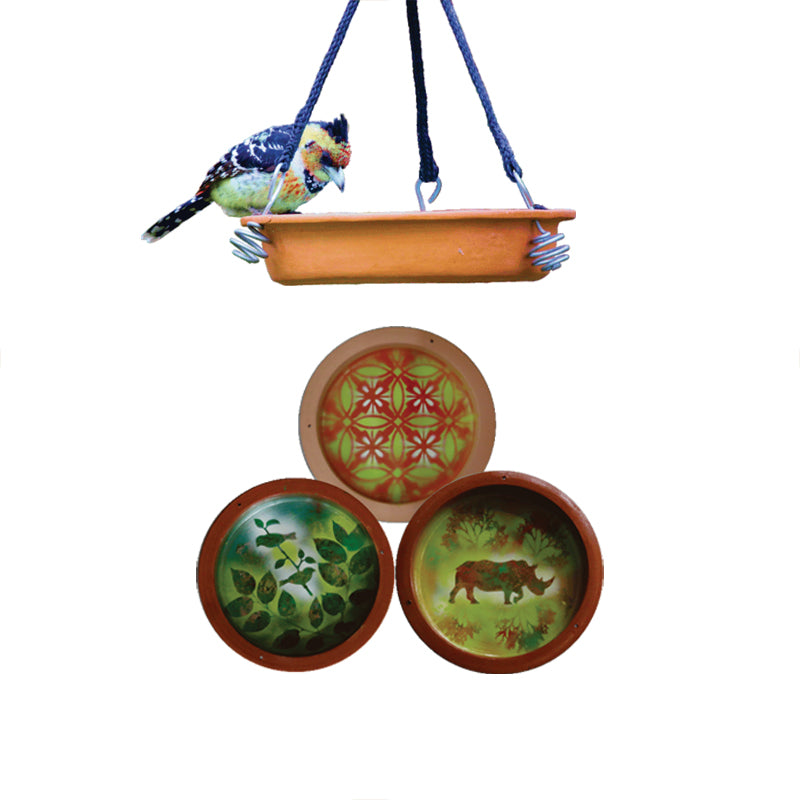 Elaine's Birding Terracotta Bird Bath