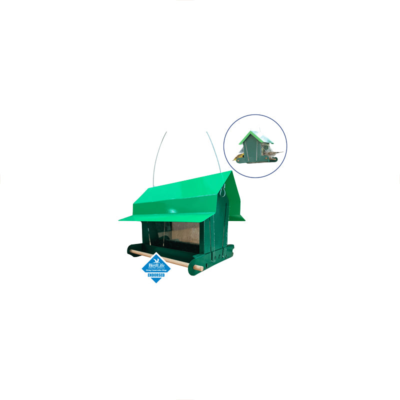 Elaine's Birding Perspex Seed Feeder