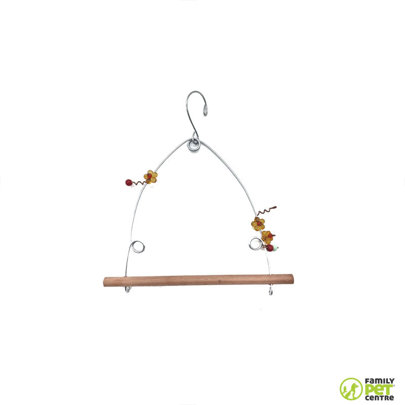 Elaines Birding Floral Bird Swing