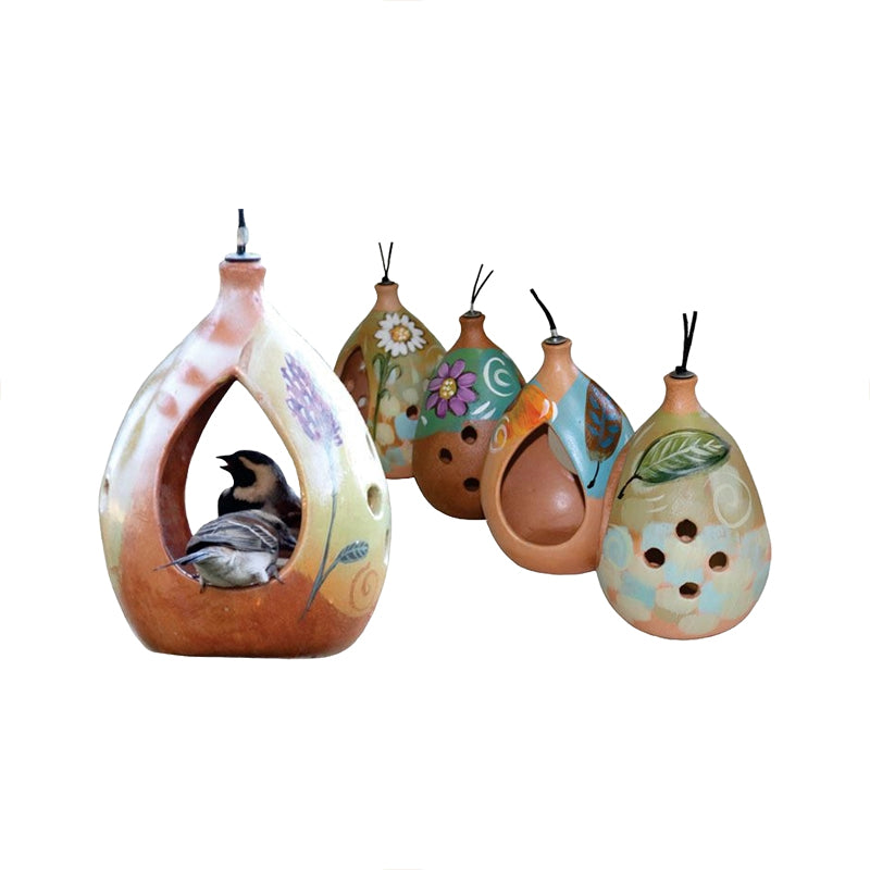 Elaine's Birding Terracotta Barbet Bird Feeder