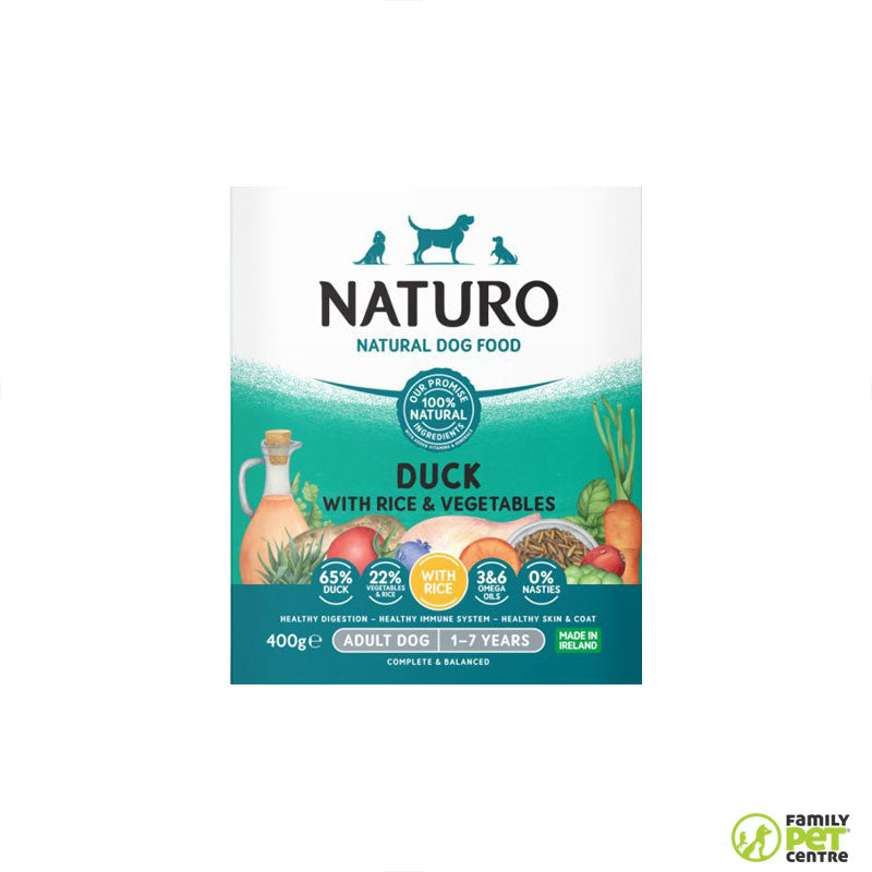 Naturo Duck with Rice and Vegetables Wet Dog Food