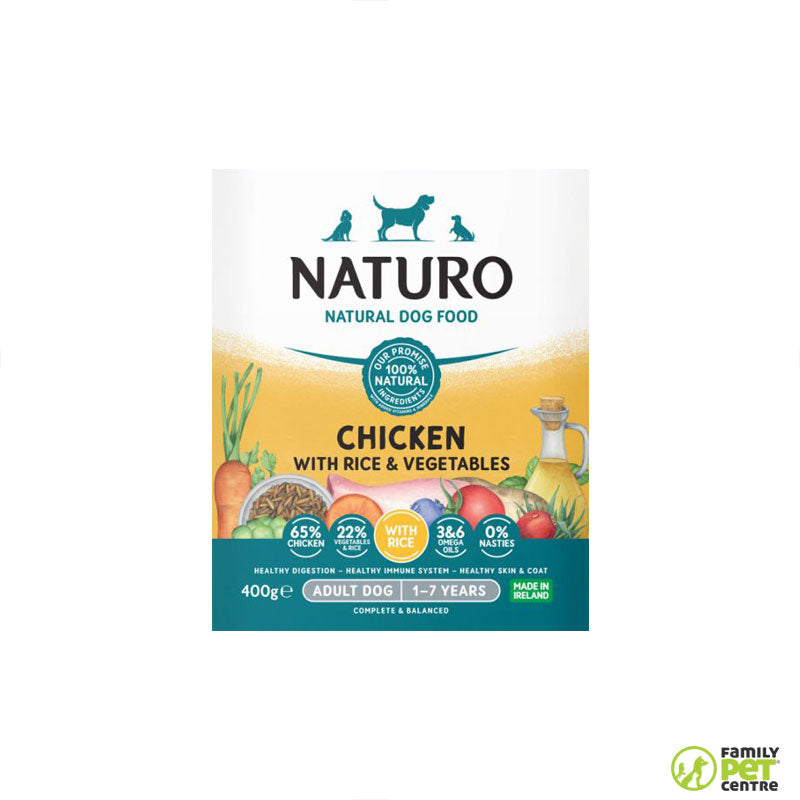 Naturo Chicken with Rice & Vegetables Wet Dog Food