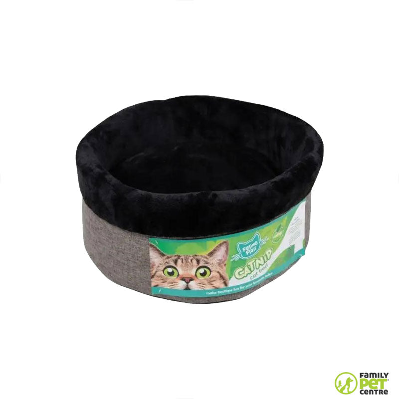 Feline Flair Interactive Catnip Cat Bed