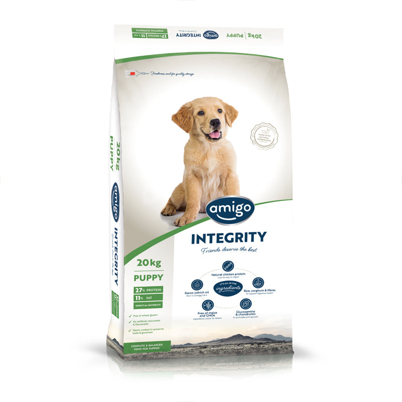 Amigo Integrity Puppy Chicken Dog Food All Breeds