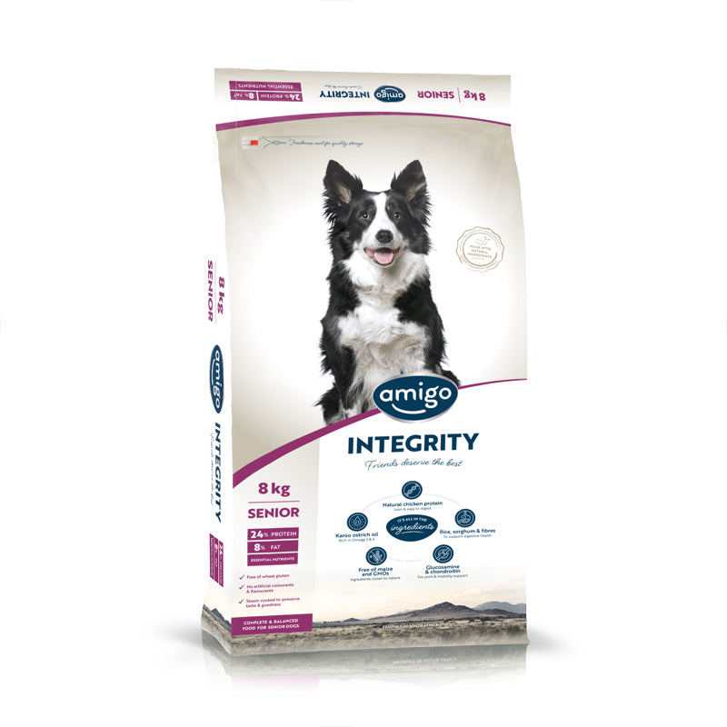 Amigo Integrity Senior Chicken Dog Food All Breeds