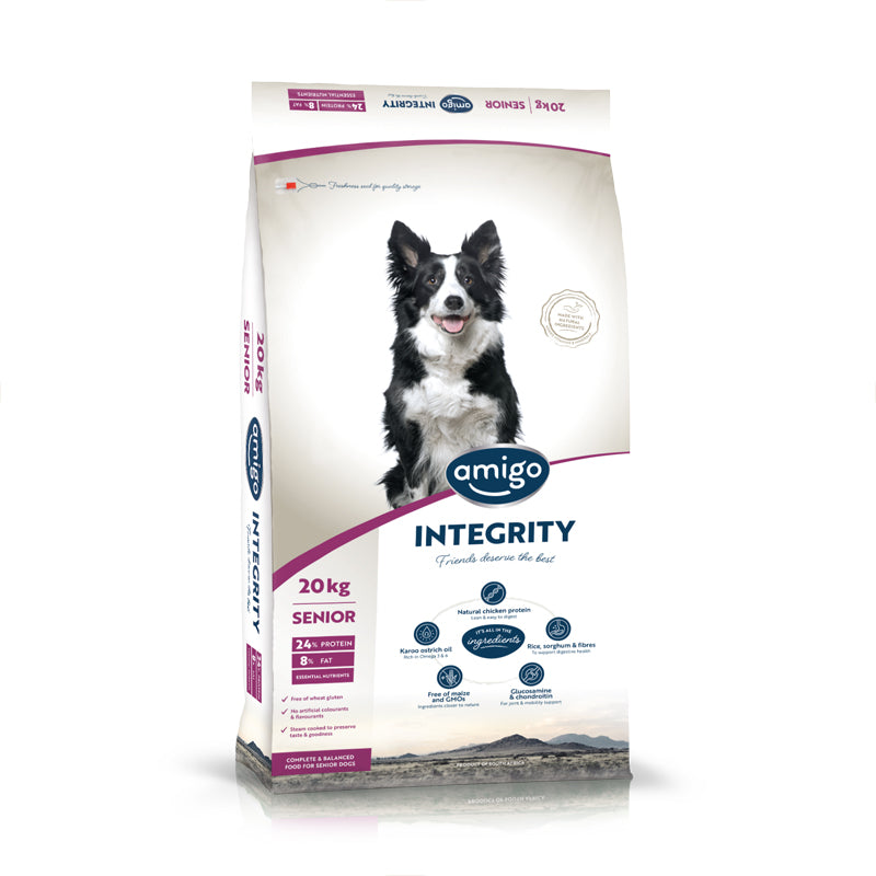 Amigo Integrity Senior Chicken Dog Food All Breeds
