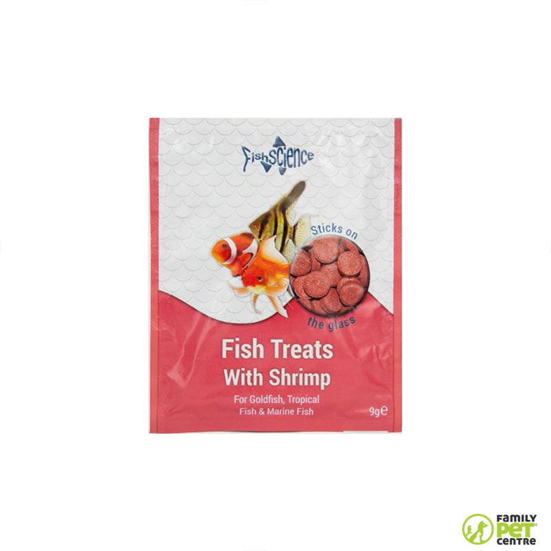 Fish Science Fish Treats With Shrimp