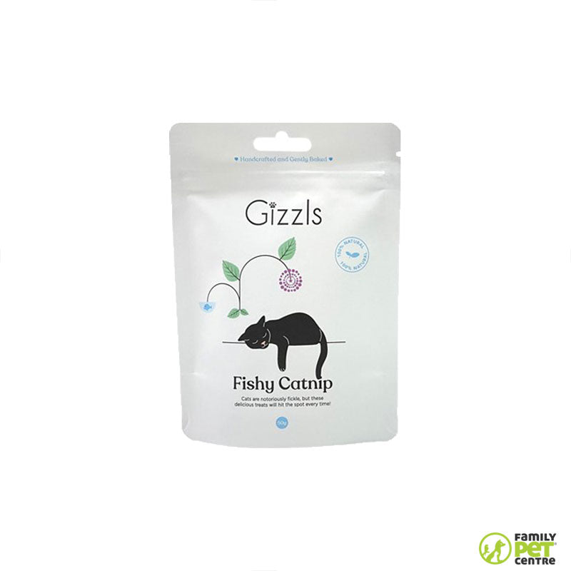 Gizzls Fishy Catnip Cat Treats