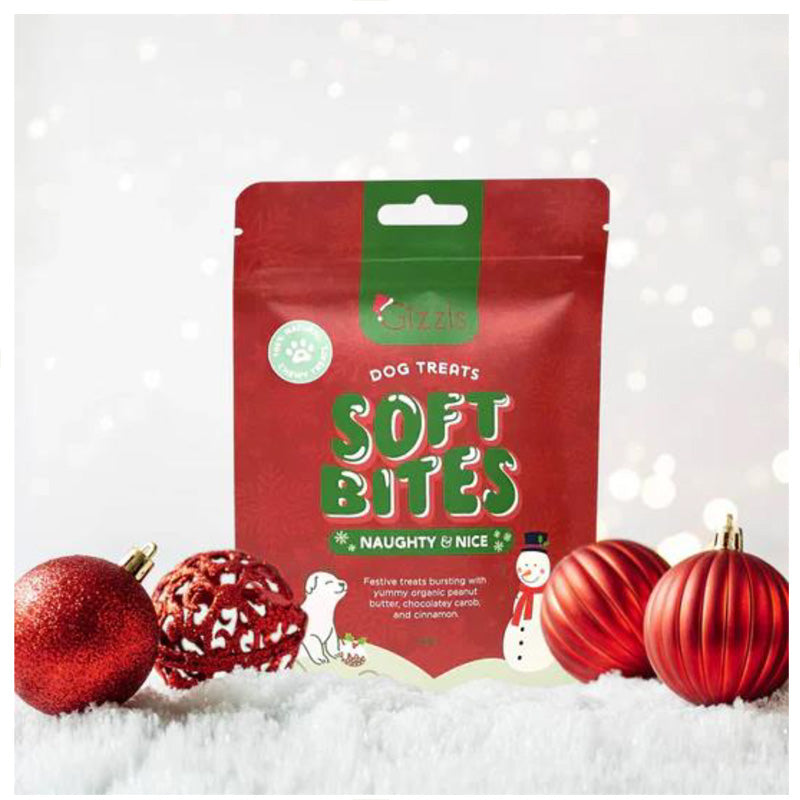 Gizzls CBD Christmas Treats Soft Bites Naughty & Nice 70g
