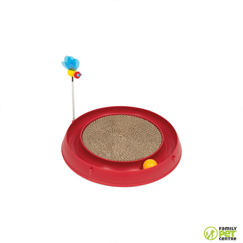 Catit Circuit Ball Toy with Scratch Pad