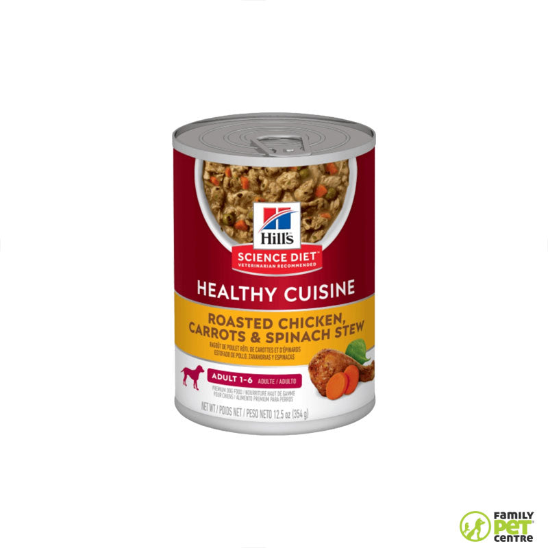 Hills Science Diet Healthy Cuisine Adult Dog Wet Food Chicken & Carrots Stew