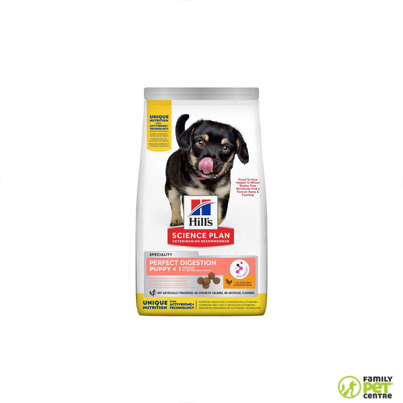 Hills Science Plan Perfect Digestion Medium Puppy Food