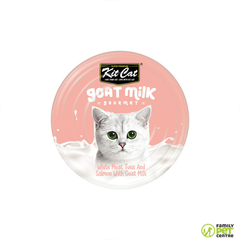 Kit Cat White Meat Tuna Flakes & Salmon with Goat's Milk