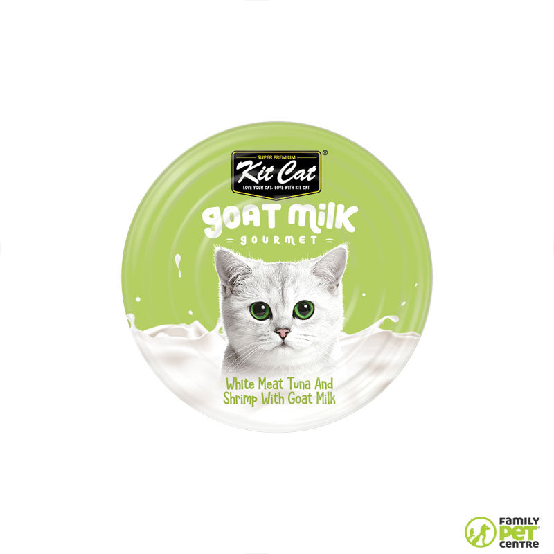 Kit Cat White Meat Tuna Flakes & Shrimp with Goat's Milk