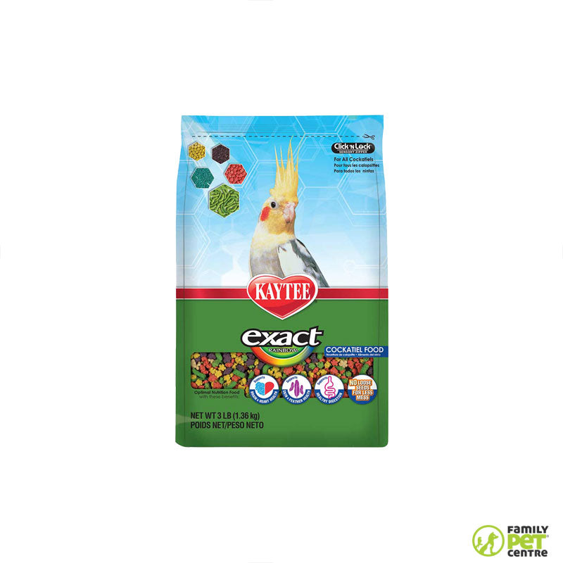 Kaytee Exact Rainbow Cockatiel Food