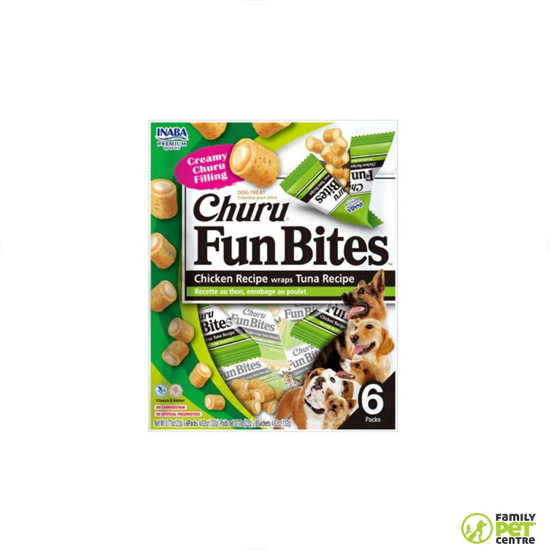 Churu Fun Bites Chicken and Tuna Dog Treat