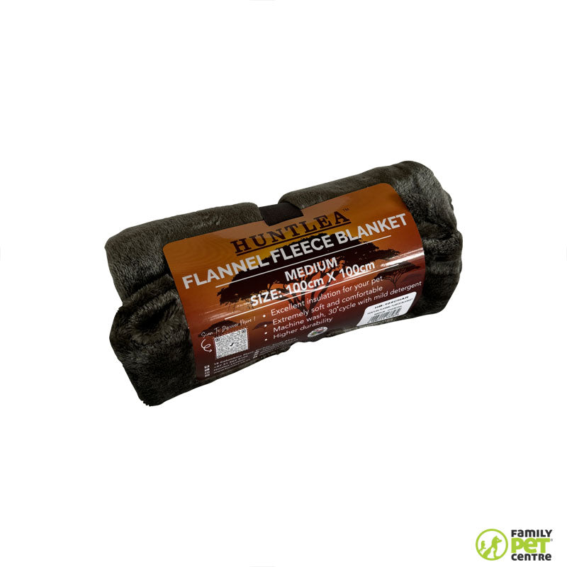 Huntlea Flannel Fleece Dog Blanket