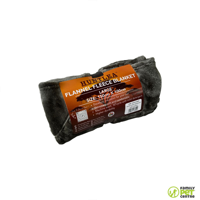 Huntlea Flannel Fleece Dog Blanket