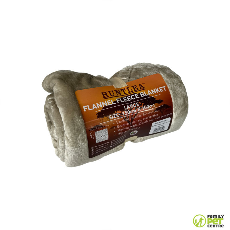 Huntlea Flannel Fleece Dog Blanket