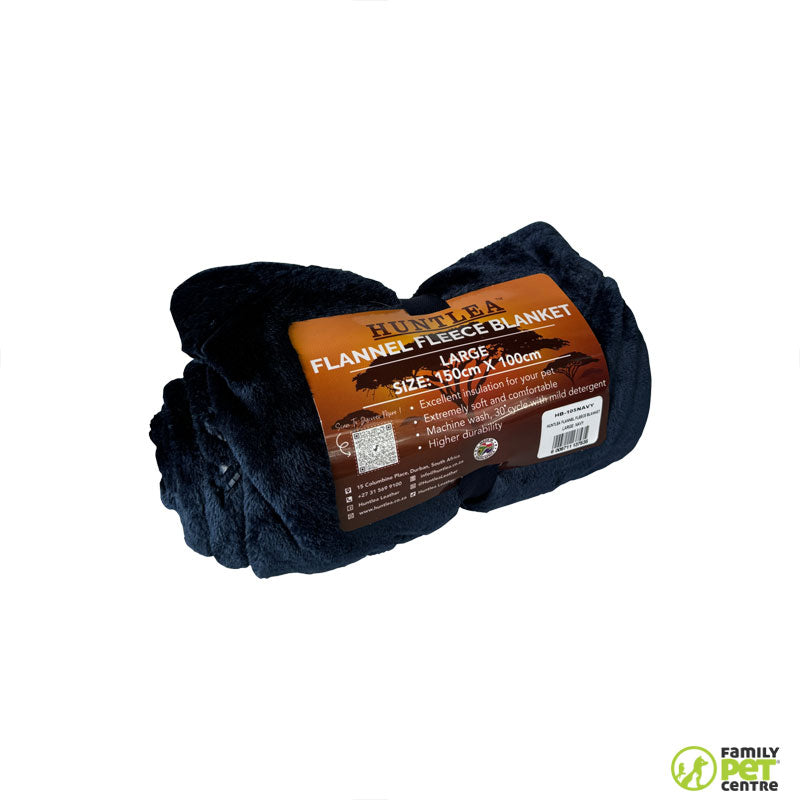 Huntlea Flannel Fleece Dog Blanket