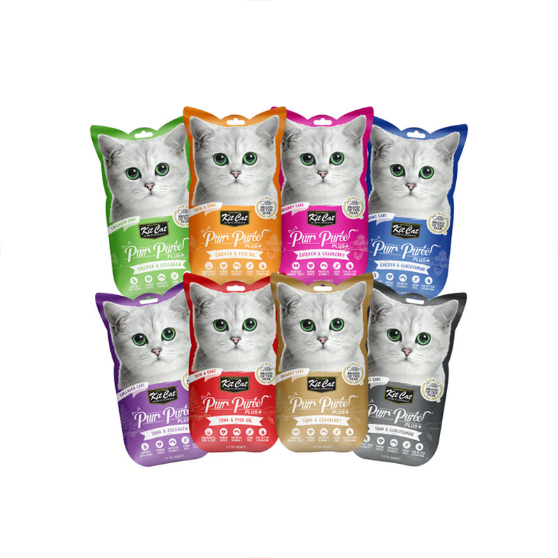 Kit Cat Purr Puree Plus+ Urinary Care Liquid Snack 4x15g
