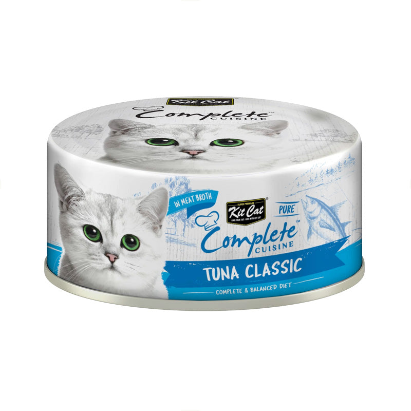 Kit Cat Wet Food Complete Cuisine Tuna Classic in Broth 70g