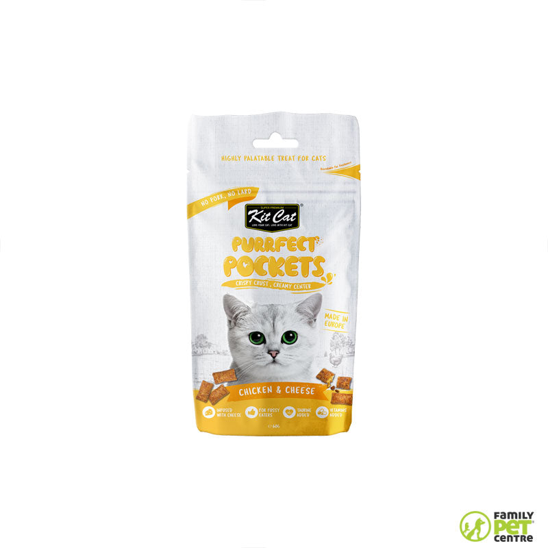 Kit Cat Purrfect Pockets Chicken & Cheese Cat Treats