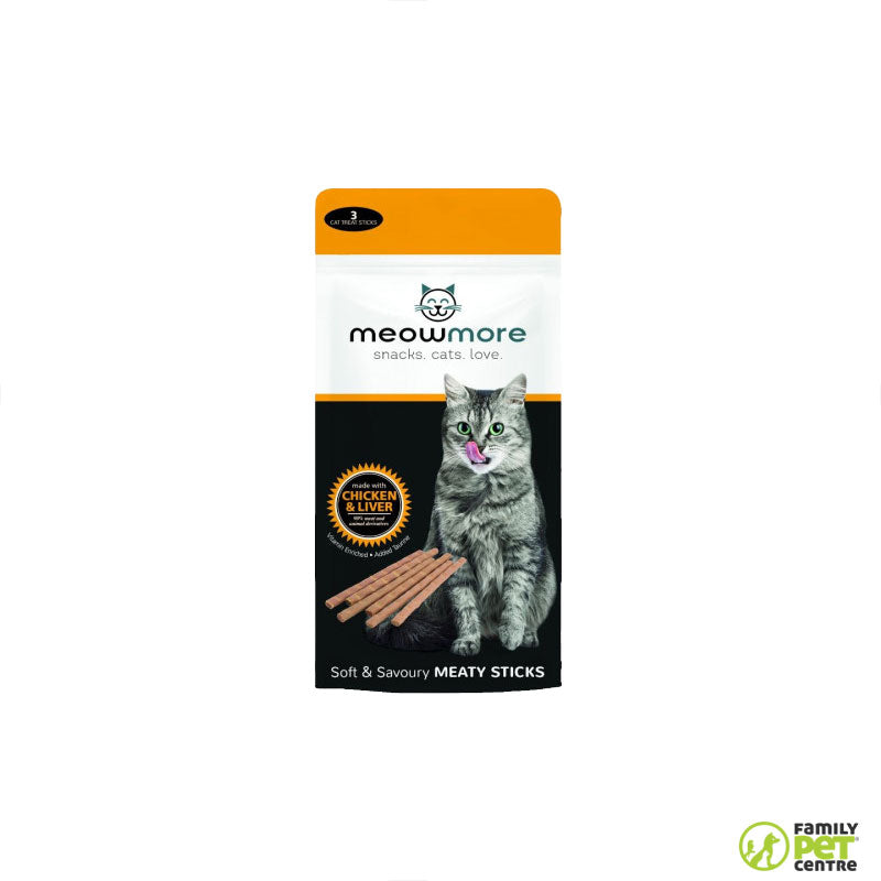 Meow More Cat Treat Sticks Chicken & Liver