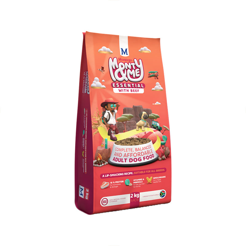 Monty & Me Adult Beef Dry Dog Food