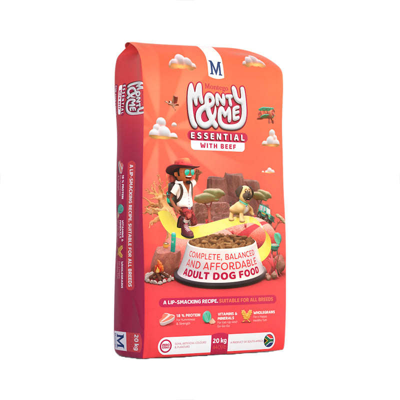 Monty & Me Adult Beef Dry Dog Food