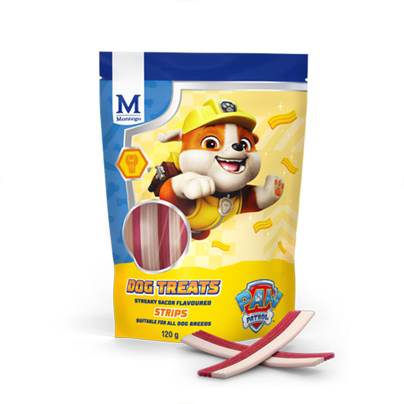 Montego Paw Patrol Dog Treats Streaky Bacon Strips