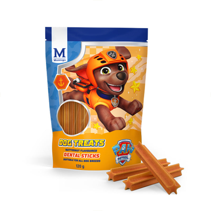 Montego Paw Patrol Dog Treats Butternut Dental Sticks