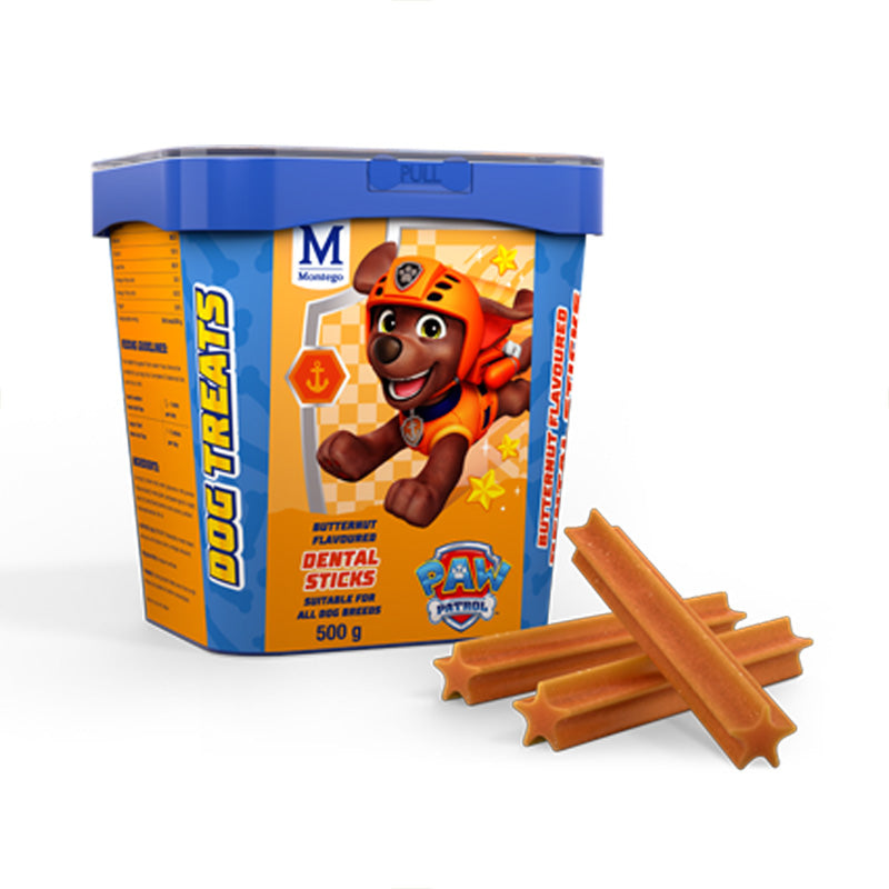 Montego Paw Patrol Dog Treats Butternut Dental Sticks