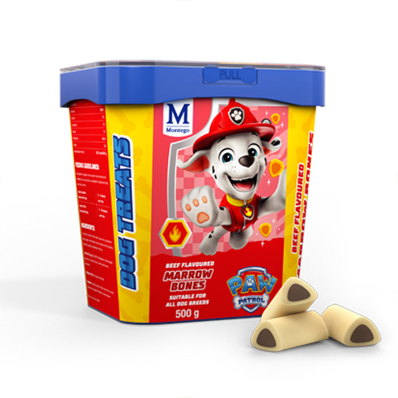 Montego Paw Patrol Dog Treats Beef Marrow Bones