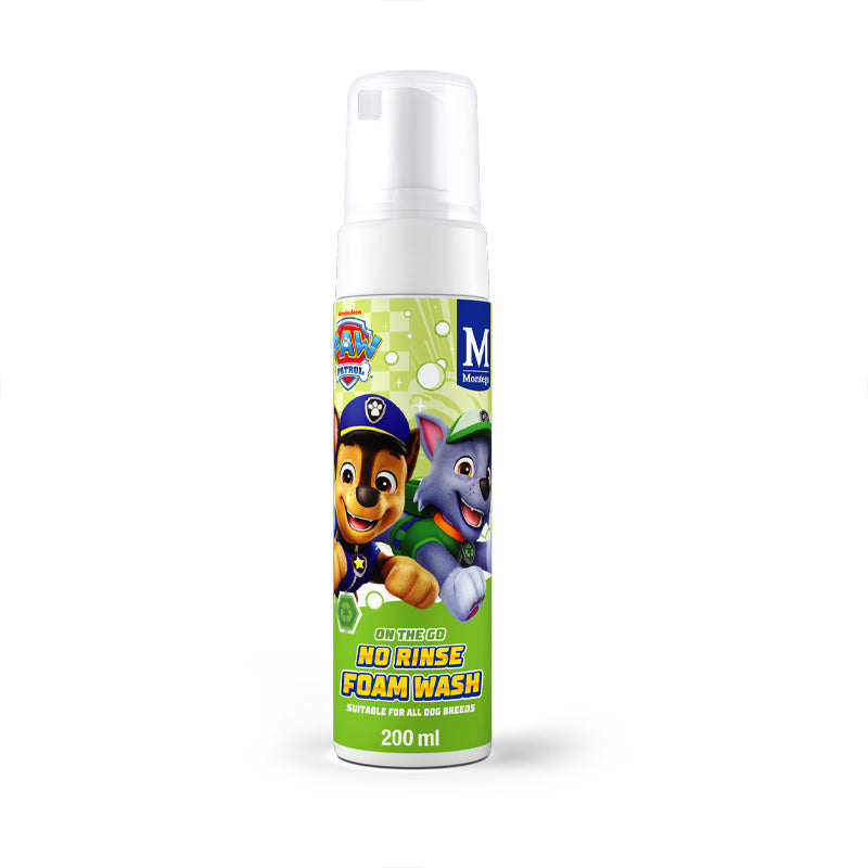 Montego Paw Patrol Dog No-Rinse Foam Wash Chamomile & Lavender 250ml