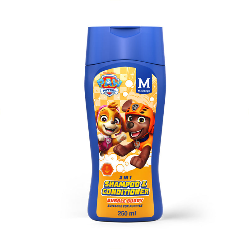 Montego Paw Patrol Dog Shampoo 2 in 1 Bubble Buddy 250ml