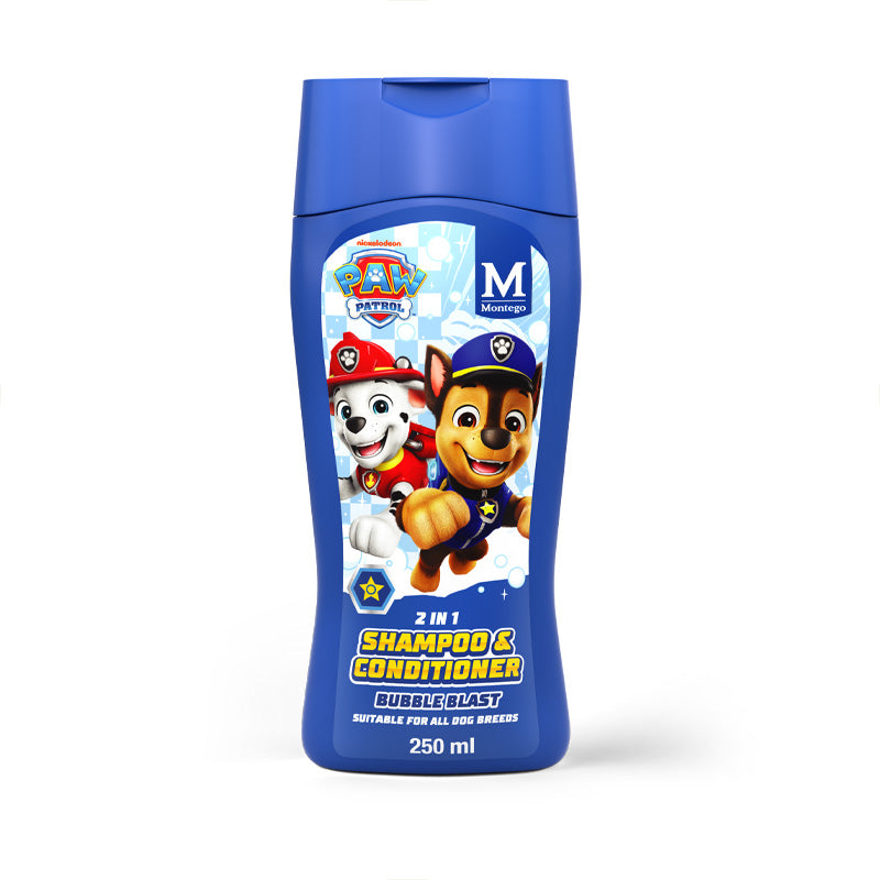 Montego Paw Patrol Dog Shampoo 2 in 1 Bubble Blast 250ml