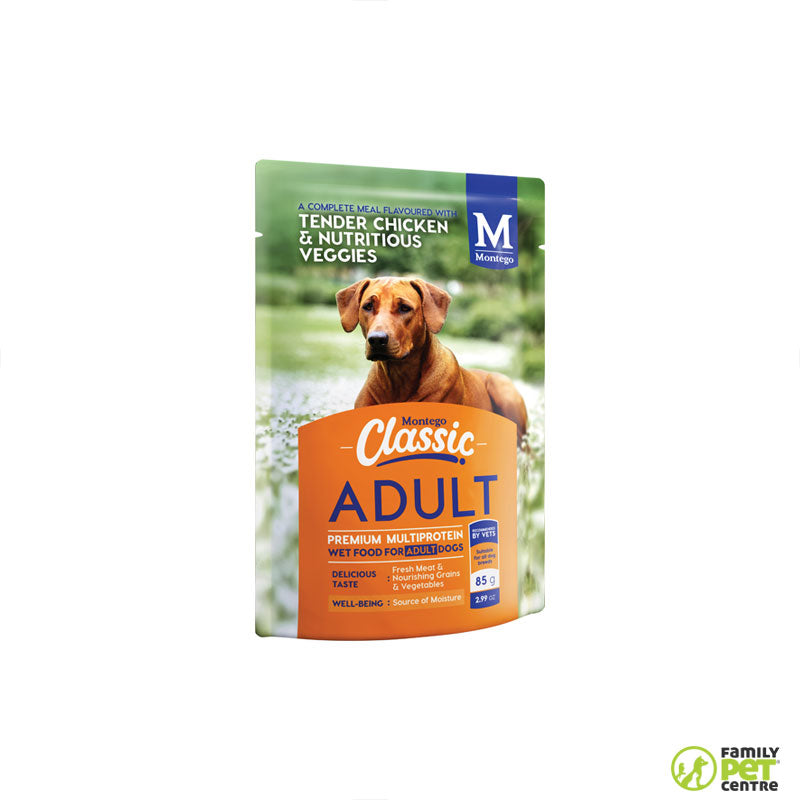 Montego Classic Canned Adult Dog Food - Tender Chicken & Nutritious Veggies