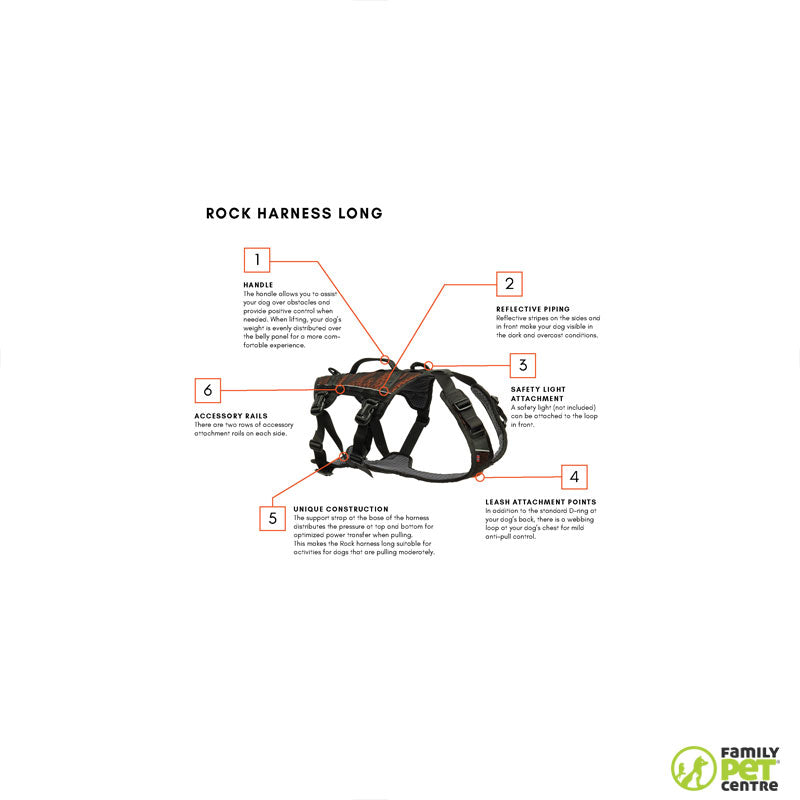 Non-stop dogwear Rock Harness Long