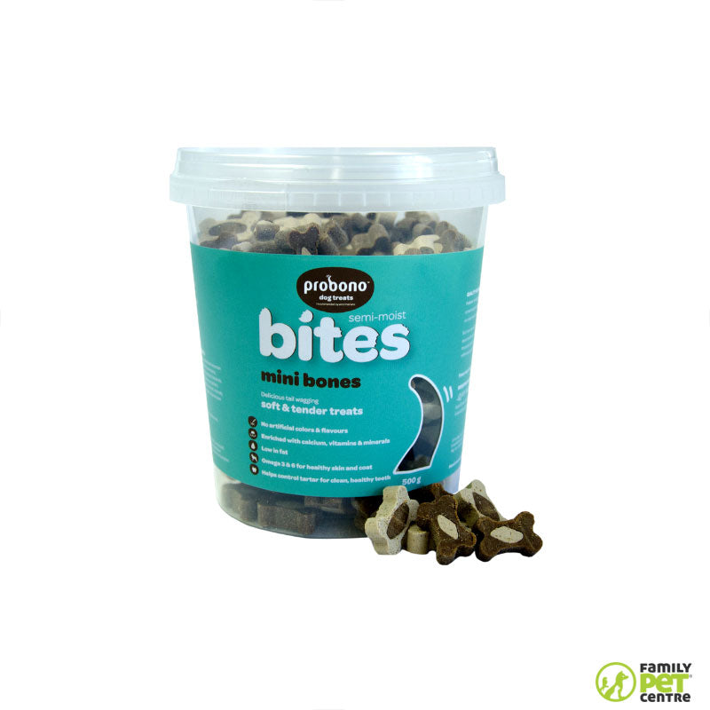 Probono Semi-Moist Mini Bones Dog Treats