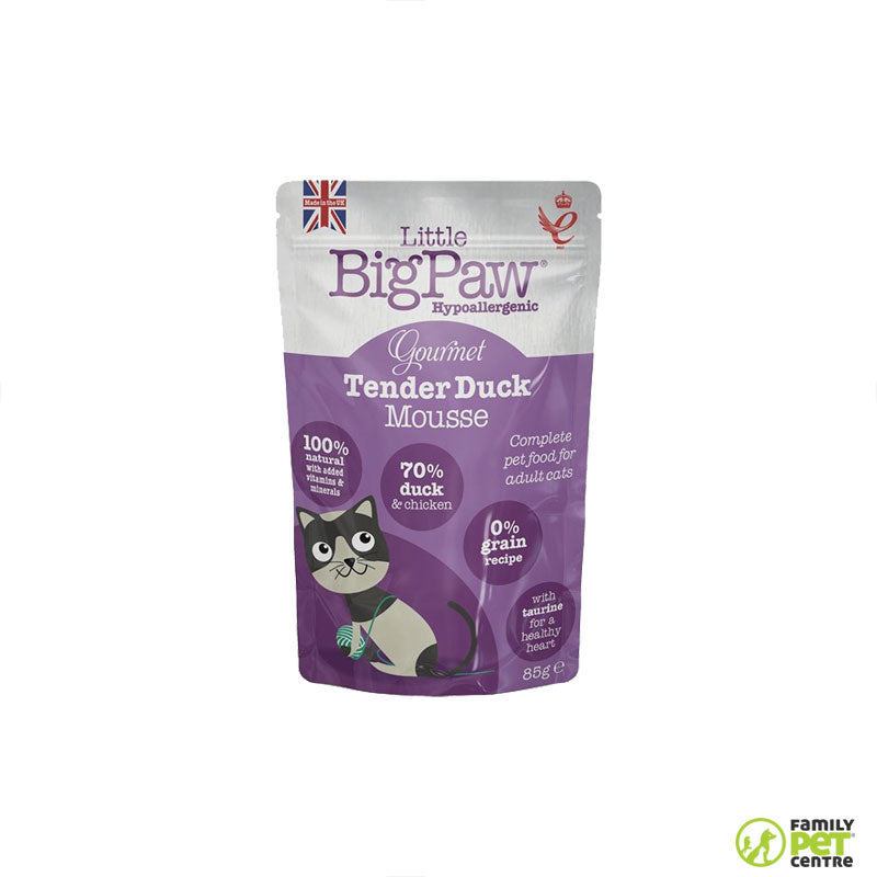 Little Big Paw Gourmet Tender Duck Mousse Wet Cat Food