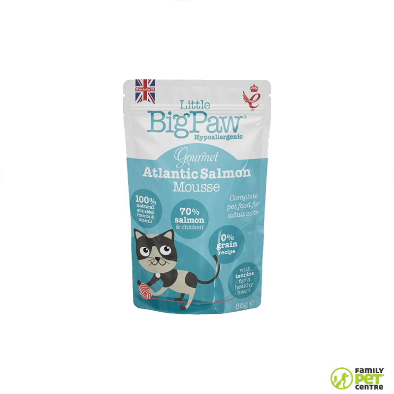 Little Big Paw Gourmet Tender Atlantic Salmon Mousse Wet Cat Food