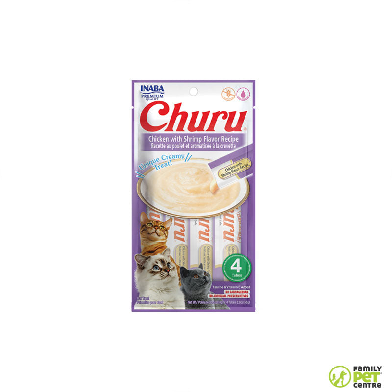 Churu Puree Chicken and Shrimp Cat Treat