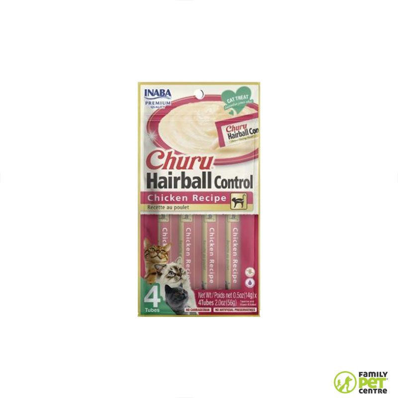 Churu Puree Hairball Control Chicken Cat Treats