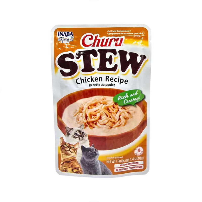 Churu Stew Pouch Chicken Cat Meal Topper 40g