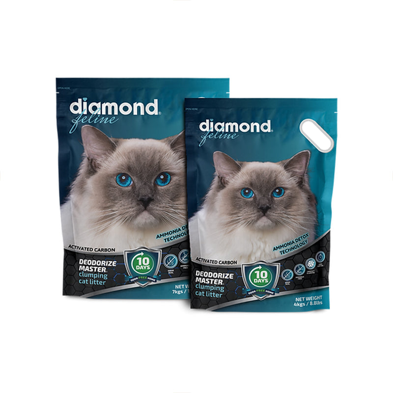 Diamond Feline Deodorize Master Clumping Cat Litter